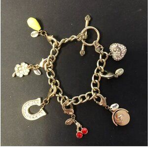 Retro Vintage Juicy Couture Charm Bracelet
